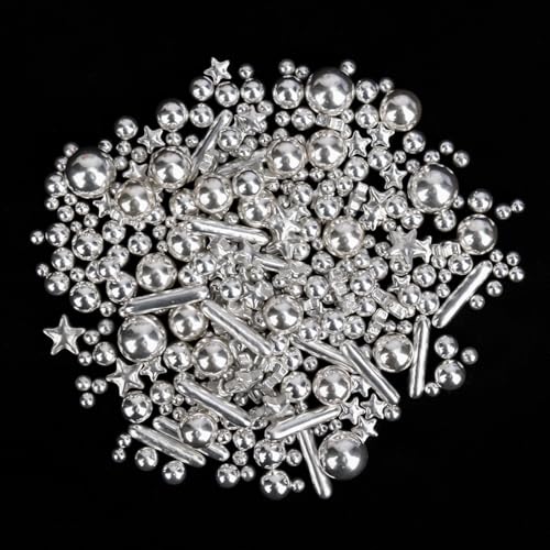 Silver Sprinkles 130g (4.58 Ounce)