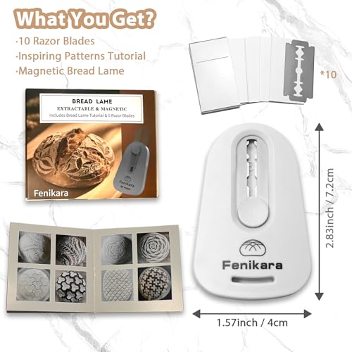 Premium Magnetic Bread Lame & Versatile Bread Scoring Tool