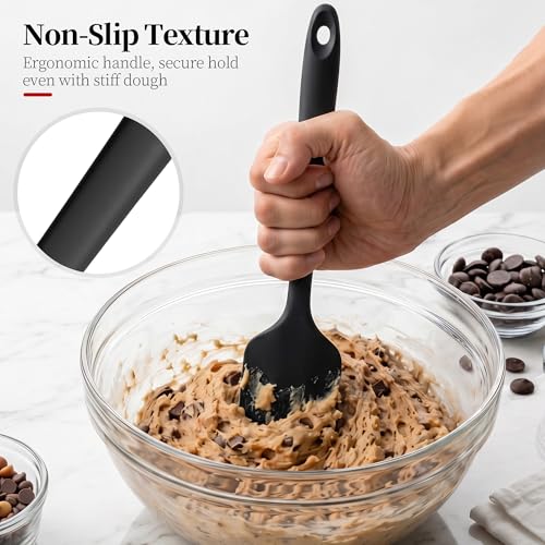 600ºF Heat Resistant Large Silicone Spatula for Baking