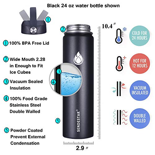 Insulated Water Bottle 24 OZ