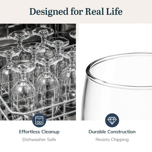 Classic Glass Goblets Set of 12 (12 Count)