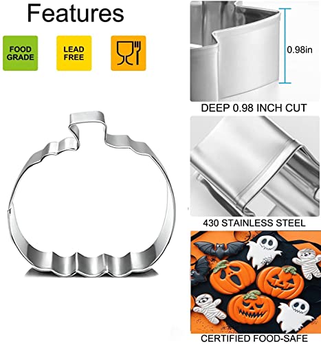 Pumpkin Cookie Cutters Set