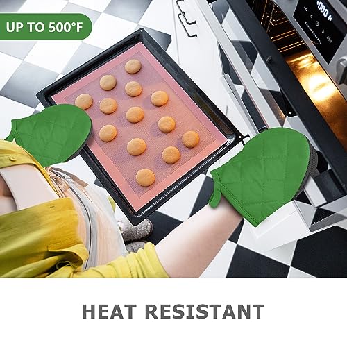 1 Pair Short Oven Mitts