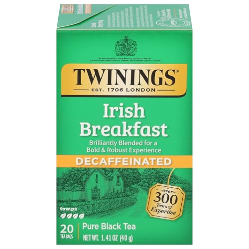 Decaffeinated Irish Breakfast Black Tea Bags (20 Count)
