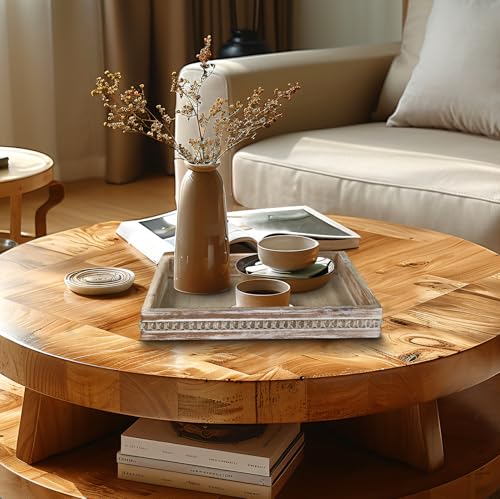 Square Wood Serving Tray