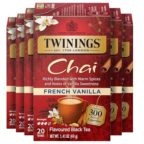 French Vanilla Chai Black Tea Individually Wrapped Bags (120 Count)
