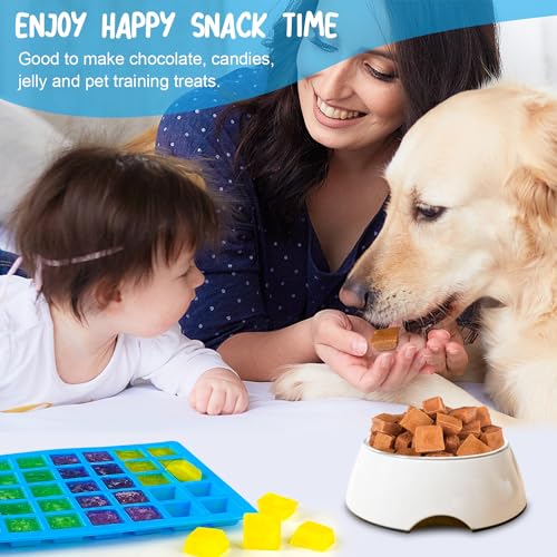 Mini Square Terrace Silicone Chocolate Molds 50 Cavities (4 Count)