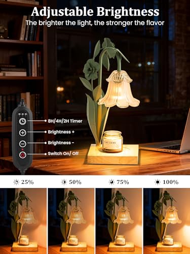 Candle Warmer Lamp with Timer Dimmer