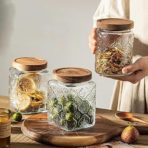Vintage Glass Airtight Storage Jar