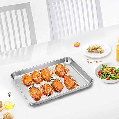 Toaster Oven Pan with Cooling Rack (2 Count)