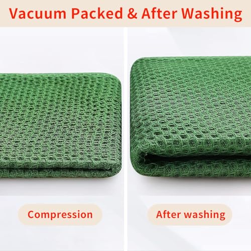 100% Cotton Waffle Weave Kitchen Dish Towels 12 (12 Count)