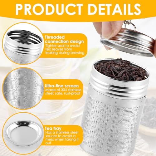 6 Pack Tea Infusers for Loose Tea (6 Count)