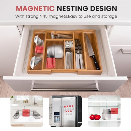 Magnetic Measuring Cups and Spoons Set (16 Count)