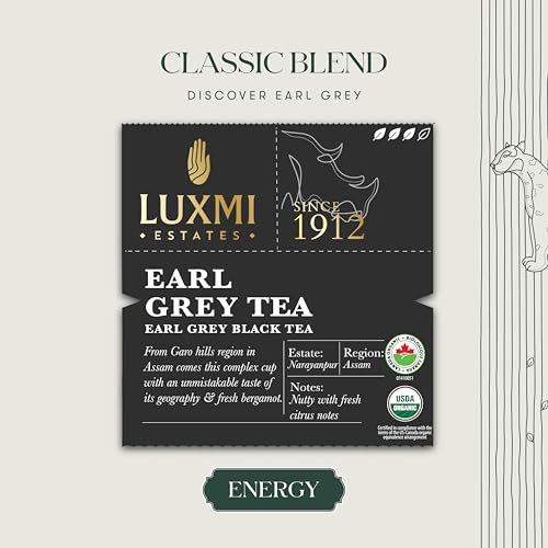 Estates Garo Hills Earl Grey Tea 25 Tea Bags (25 Count)