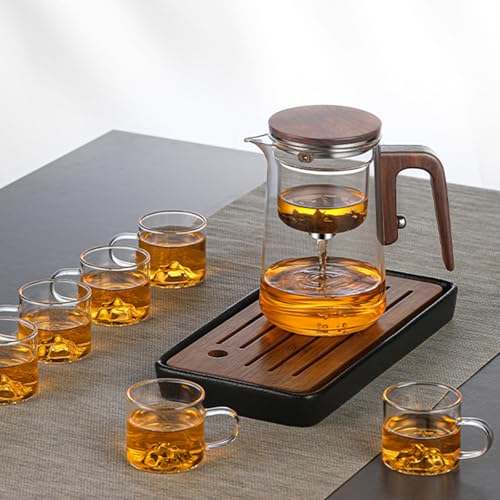 800ml Enchanted Glass Teapot with Strainer