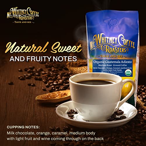 Mt. Whitney Guatemala Adiesto Cooperative Organic Low Acid Coffee (32 Ounce)