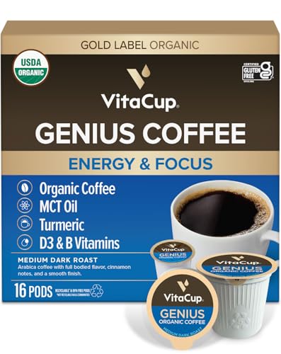 Organic Genius Keto Coffee Pods (16 Count)