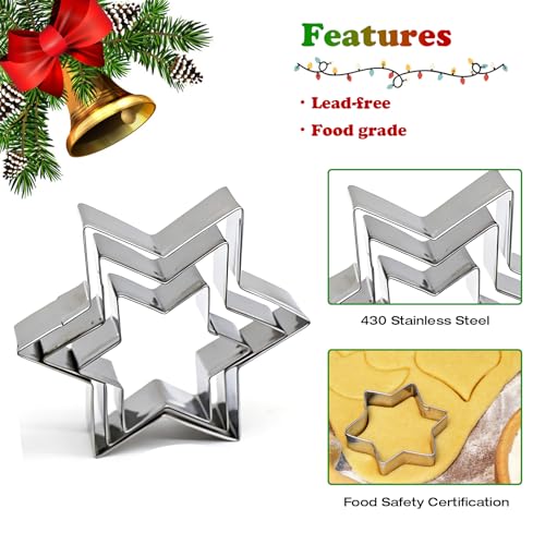 12 Piece Metal Cookie Cutter Set