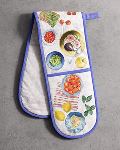 Double Oven Mitts 100% Cotton Double Oven Glove
