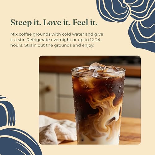 Organic Cold Brew Coffee Grounds (12 Ounce)