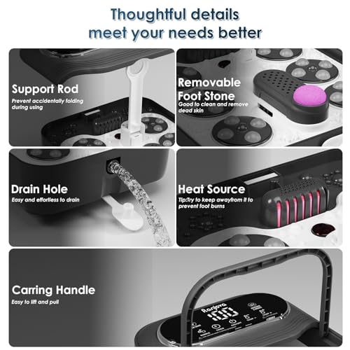Collapsible Foot Spa Electric Rotary Massage