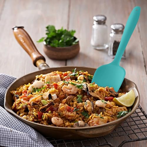 5 Piece Silicone Spatulas Set with Tongs