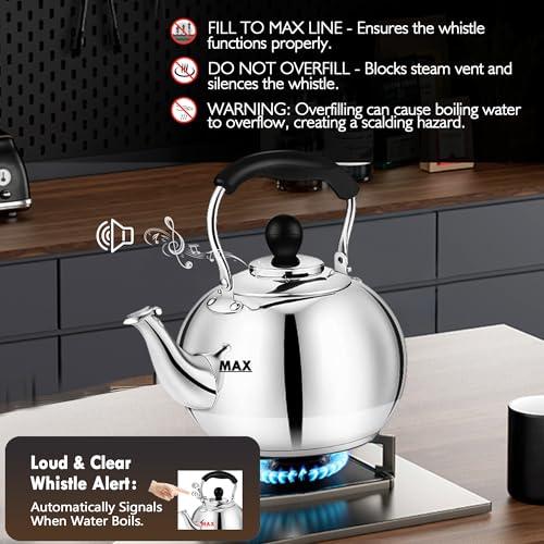 Stovetop Tea Kettle with Whistle