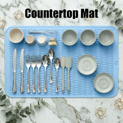 Silicone Dish Drying Mat for Multiple Usage