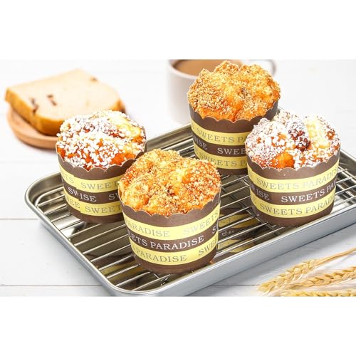 Stainless Steel Baking Sheet Cookie Sheet Pan with Cooling Rack Set of 4