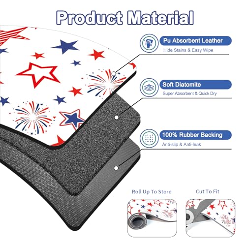 Absorbent Dish Drying Mat for Kitchen Counter