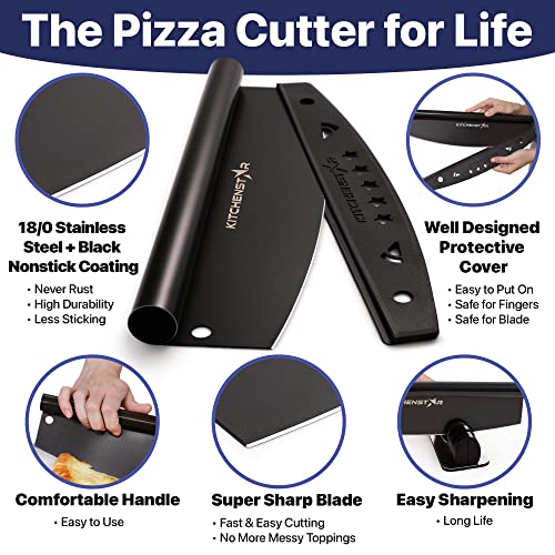 14 Inch Pizza Cutter Rocker Blade