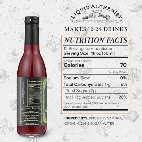Prickly Pear Syrup for Cocktails (12.7 Fl Oz)