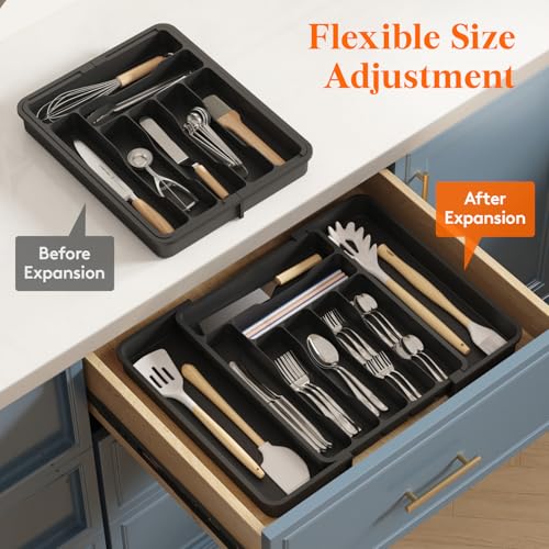Expandable Silverware Drawer Organizer
