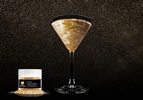 Gold BREW GLITTER Edible Glitter For Drinks