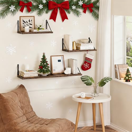 Deep Floating Shelves for Wall (2 Count)