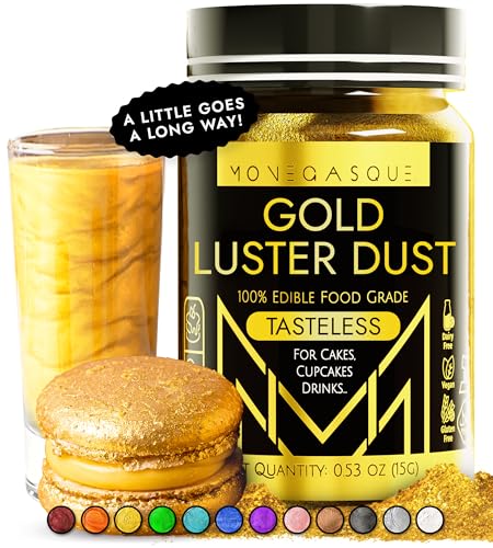 Gold Edible Glitter for Drinks & Cakes