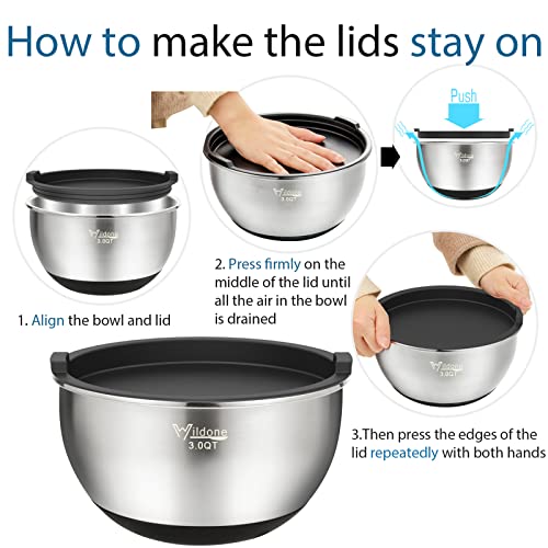 Mixing Bowls with Lids Set