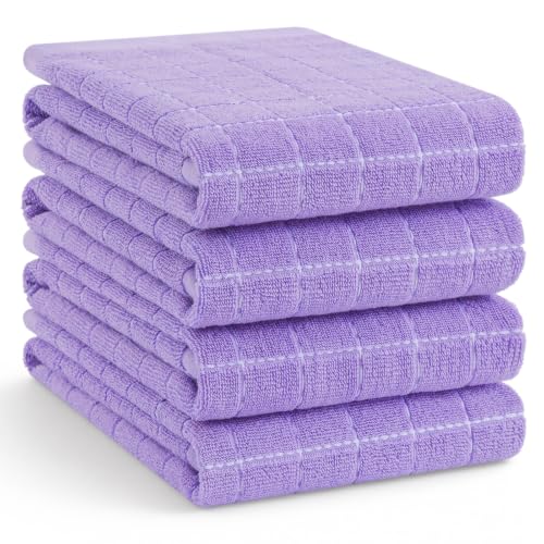 100% Cotton Terry Kitchen Towels (4 Count)