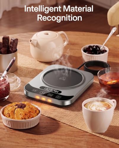 Smart Coffee Mug Warmer with LED Display