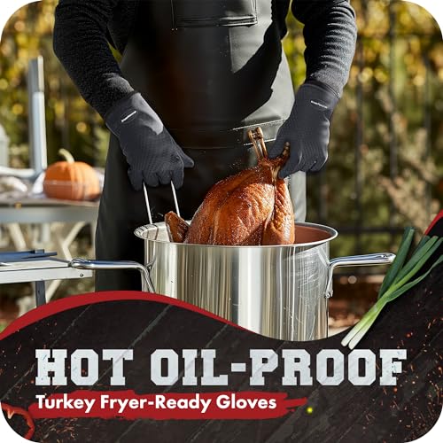 Silicone Smoker BBQ Gloves