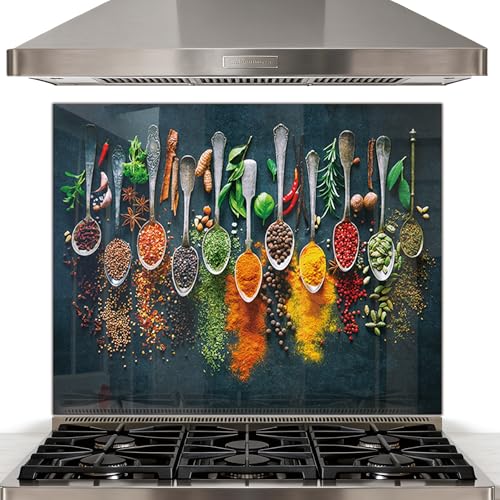 Tempered Glass Backsplash for Kitchen