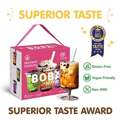 All-in-One Boba Tea Kit for Kids (Party Variety Pack Upgrade) (6 Count)