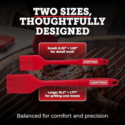 Silicone Basting Brush for Cooking (2 Count)