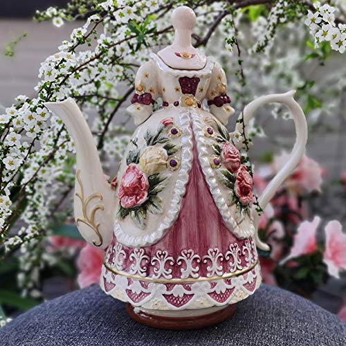 Utility Porcelain Tea Sets Tea Set for Adults Coffee Cup and Saucer Afternoon Tea Set British Royal Tea Set for Wome Wedding Gift Teapots
