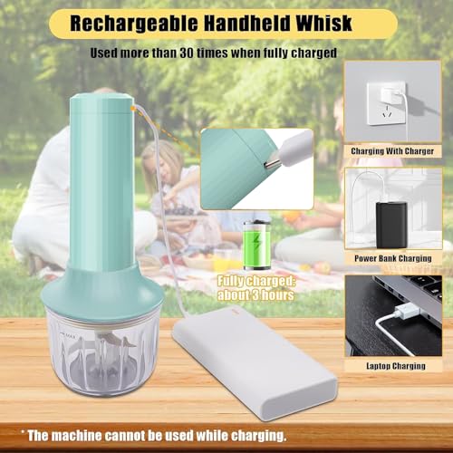 Hand Mixer with Whisk and Forther Wand