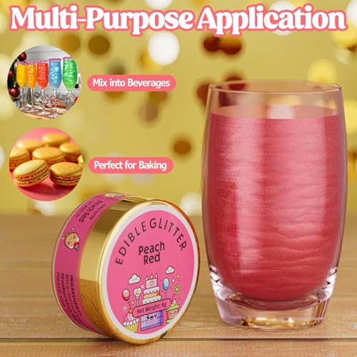 Edible Glitter for Drinks Cakes