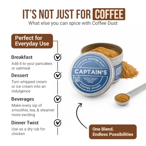Coffee Dust Captain's Flavoring Powder (2 Ounce)