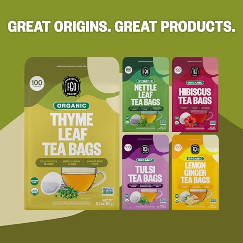Organic Thyme Leaf Tea (100 Count)