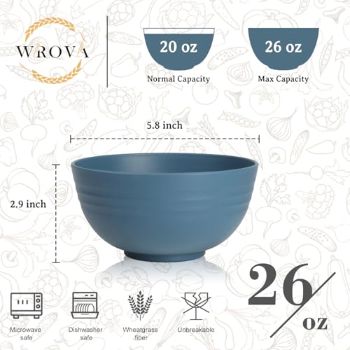 Wheat Straw Bowls Set of 6