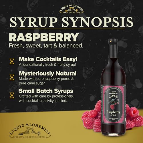 Raspberry Syrup for Cocktails (25.4 Fl Oz)